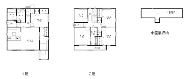 岐南町 K様邸間取り図